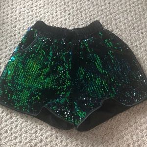SHEIN sequin shorts